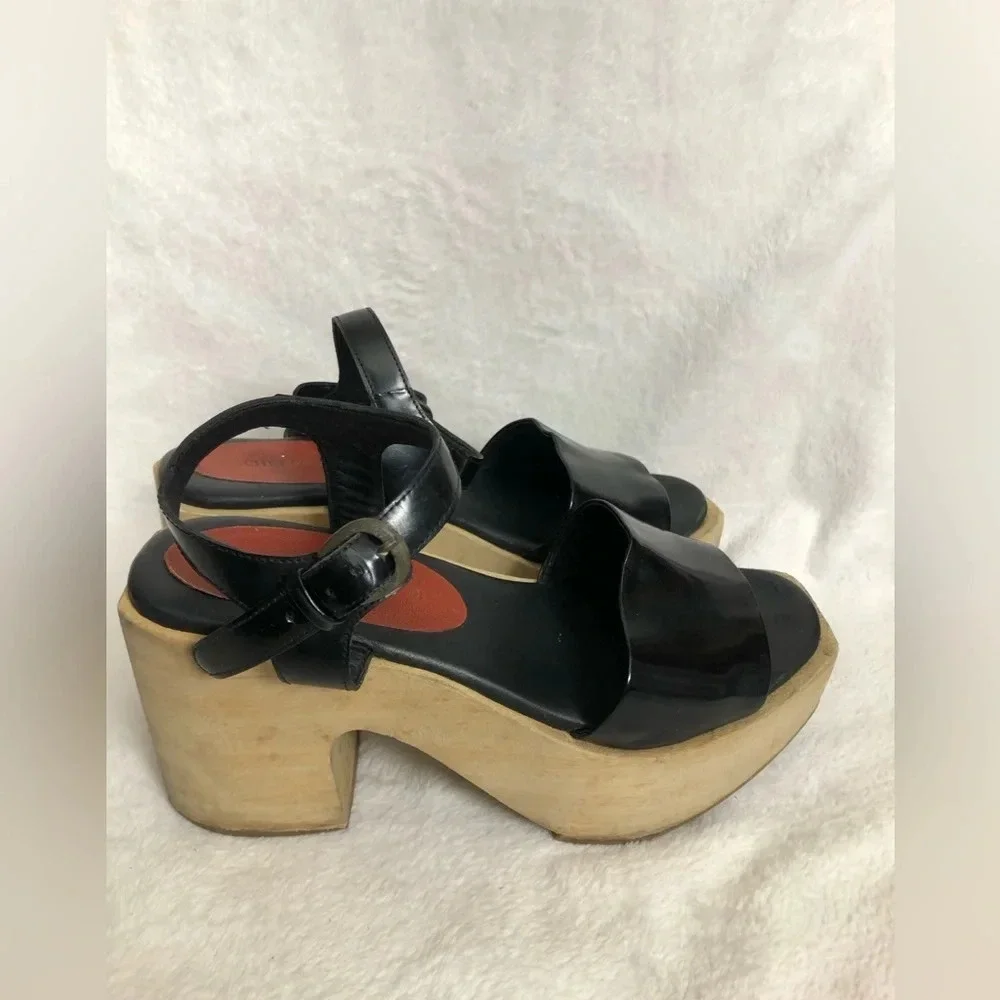 Rachel Comey Pearce Peep-toe Platform Heels Sandals Size 8